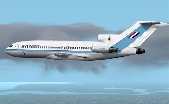 Fs2002 Captain Sim 727-100 Royal New Zealand Air Force Repaint