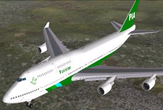 Fs2000 Pakistan Intl Boeing 747-400 Registration Ap-Ayw (In Reality Is A 747-282B But I Co