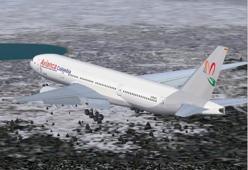 Fs2002 Avianca Colombia 777-200 N764Ac Boeing 777-200 For Fs2002 Version 1.0 This Is A Tex — 1