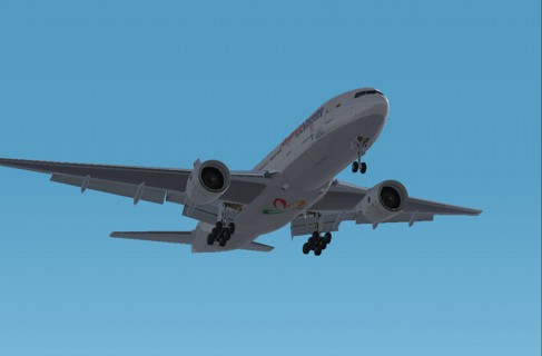Fs2002 Avianca Colombia 777-200 N764Ac Boeing 777-200 For Fs2002 Version 1.0 This Is A Tex