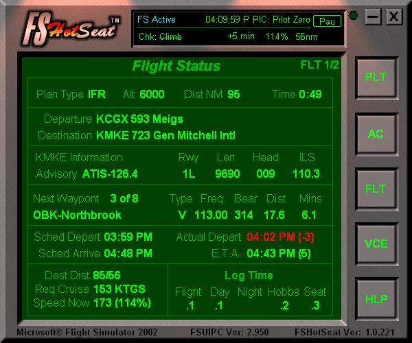 Fshotseat Add-On For Fs2002 — 1