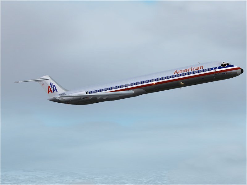 Fs2002 Mcdonnell Douglas Super 80 Version 2.01 American Airlines Repaint