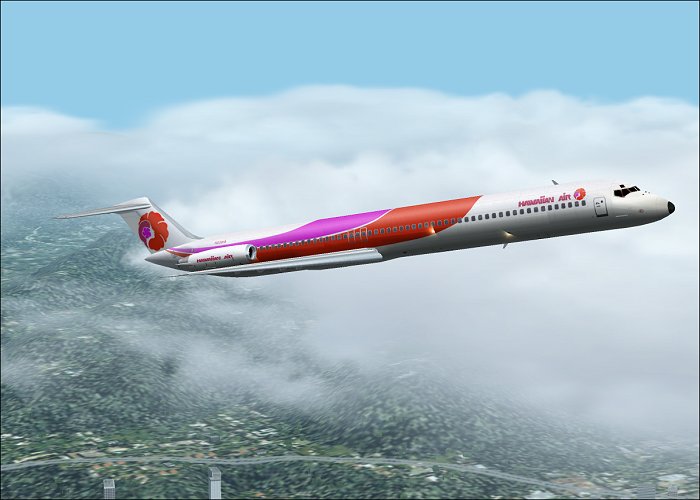 Fs2002 Mcdonnell Douglas Super 80 Version 2.01 Hawaiian Repaint
