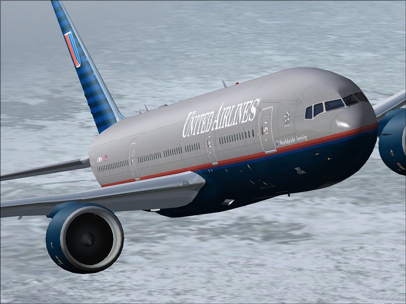 Fs2002 Meljet Boeing 777-200Er North American Pack Paint By Mike Baumann (United, Delta An