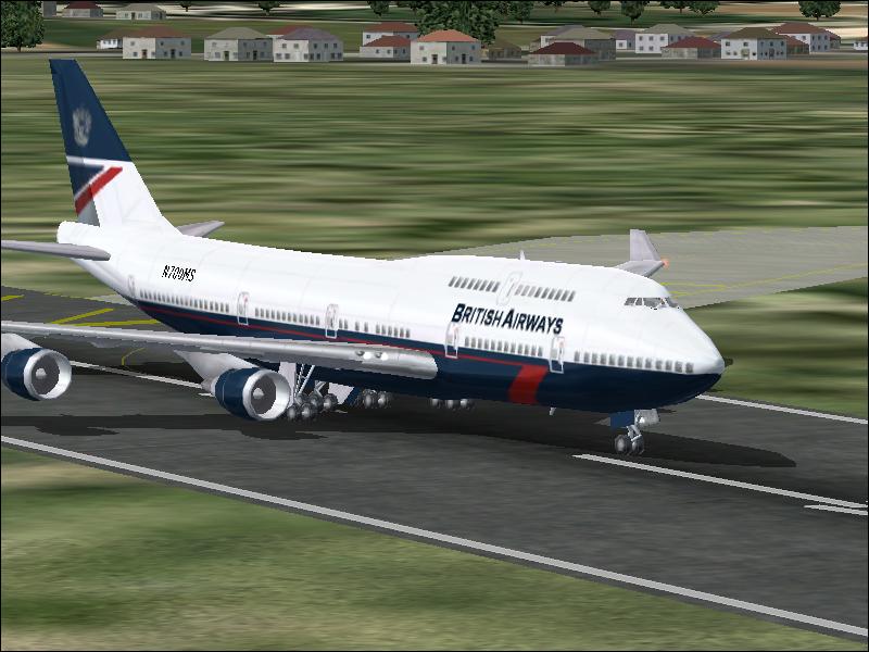 Fs2002 British Airways Boeing 747-436 In The Old Landor Livery Includes Photorealistic Ref — 1