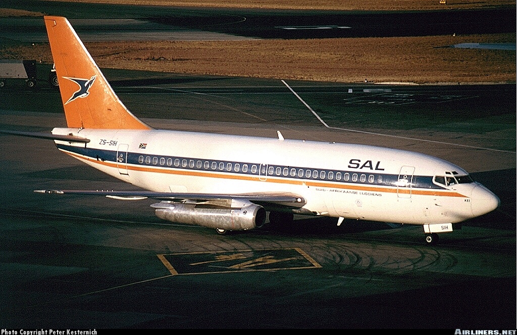 Yeodesigns Boeing 737-200 V2 Textures Repaint Of Old South African Airways Saa Zs-Sih Kei