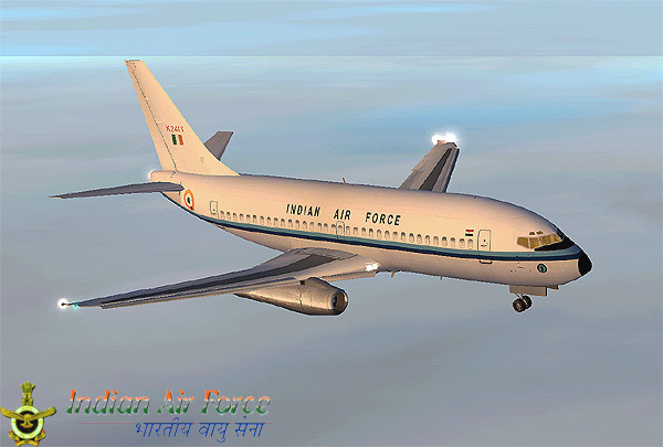 Fs2002 Boeing 737-200 Indian Air Force A Textures Repaint Of The Yeodesigns V2 737-200 In