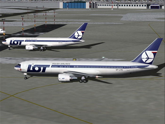 Fspainter Boeing 767-200/300 Lot Polish Airlines This Package Contains The Fspainter Boein