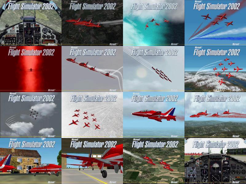 Fs2002 Red Arrows Display Team Splashscreens A Fs2002 Splashscreen Collection Of Sixteen V