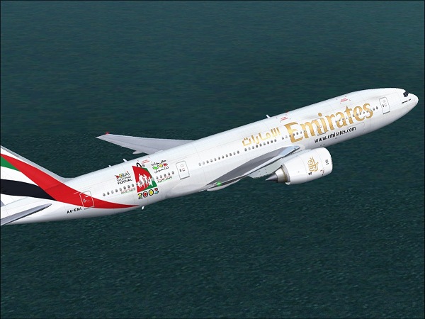 Meljet Boeing 777-200Er For Fs2002 Exclusively Emirates Airlines This Aircraft Is Made By