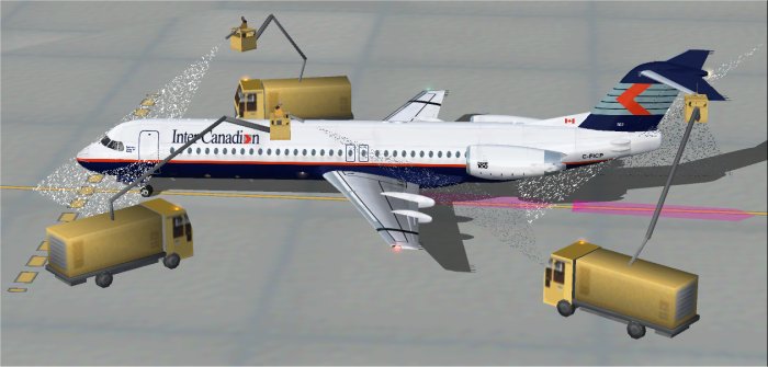 Fs2002 Aircraft Inter-Canadian F100 Dirty Textures Exclusively For Pf10070 Fokker 100 In I