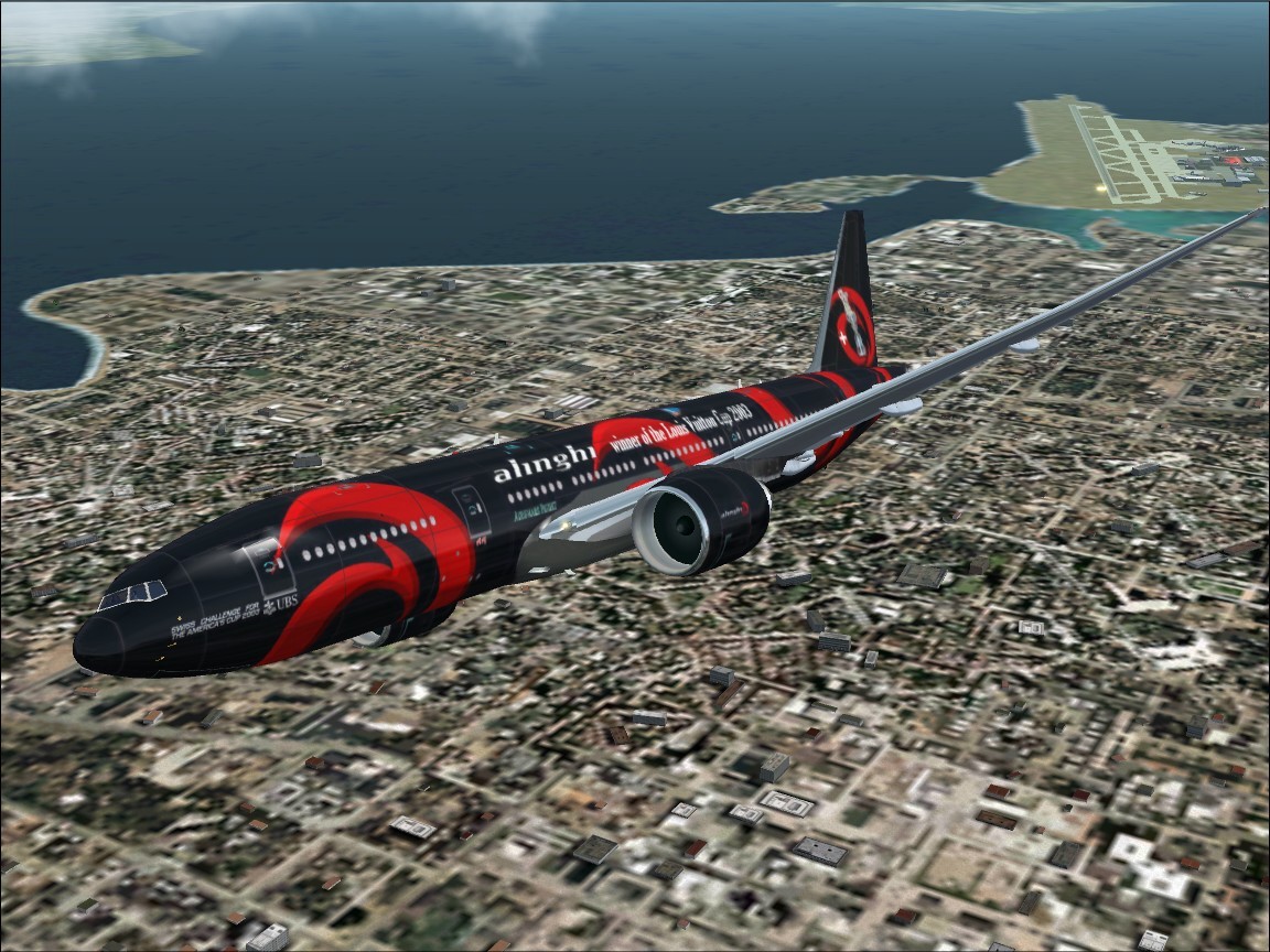 Fs2002 Lufthansa 2005 777-200Er Boeing 777-200 For Fs2002 Version 1.0 This Is A Textures R — 1