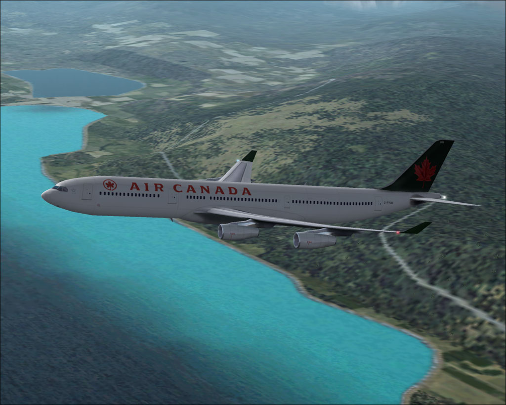 Air Canada Airbus A340-300.By Fspainters New Airbus A340-300 Made By G-Max.repaint By Jun — 1