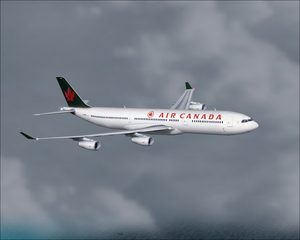 Air Canada Airbus A340-300.By Fspainters New Airbus A340-300 Made By G-Max.repaint By Jun