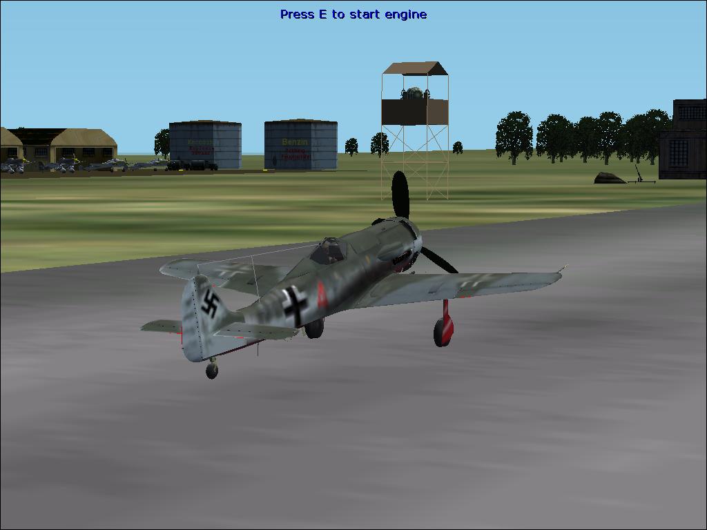 Cfs2 Scenery - Wiesbaden Airfield By David Mangum Scenery Of German Airfield