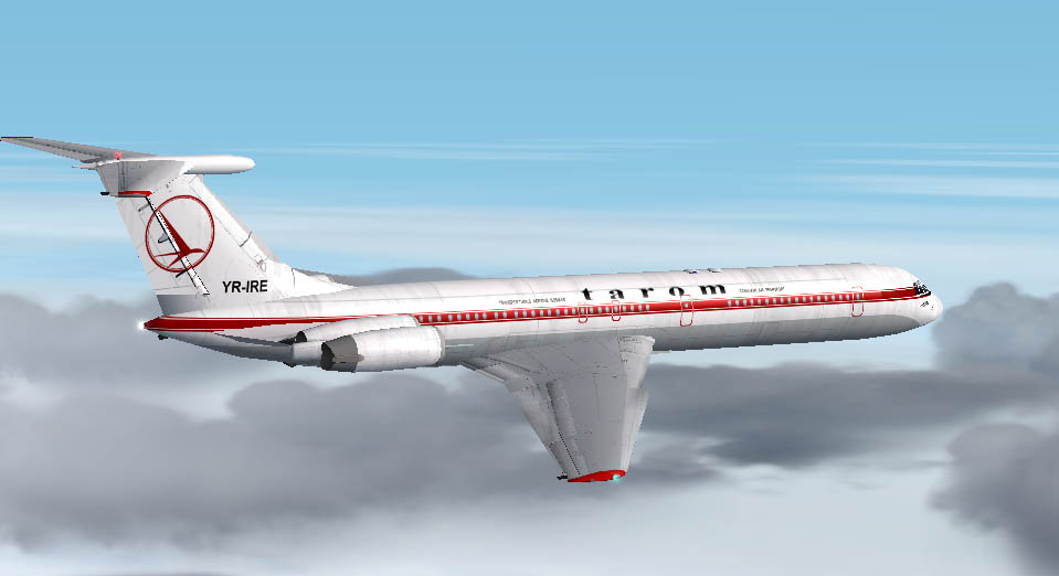 Fs2002 Tarom Ilyushin Il-62M Tarom (Romanian Air Transport) Il-62M In 1980S Colors