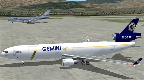 Fs2002 Mcdonnell Douglas Md-11 Gemini Air/Cielos Cargo Aircraft Operated For Perus Cielos