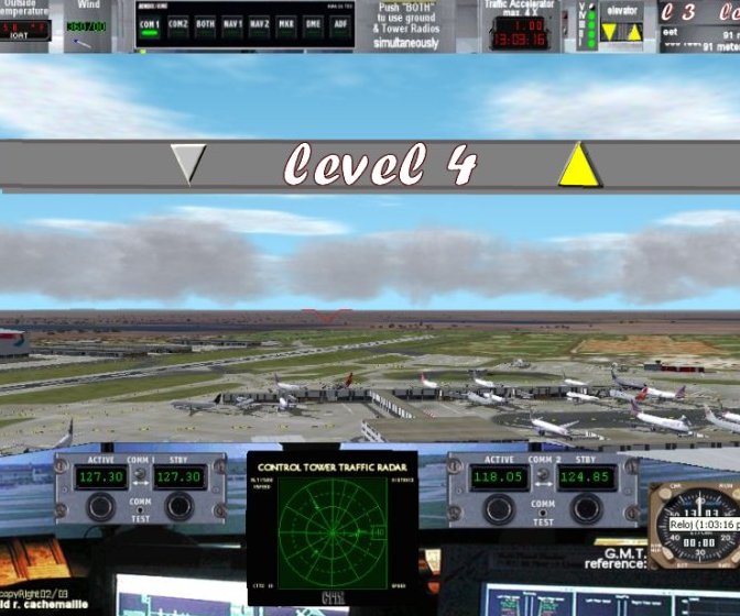 Mobile Control Tower Full 360ª View On 5 Different Levels With Virtual Cockpit Or On Your