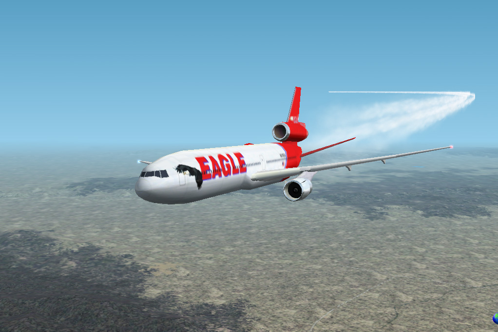 Fs2002 Dc10-30 Eagle Air Charter A Textures Repaint Of The Fspainter Dc-10 In The Colors O