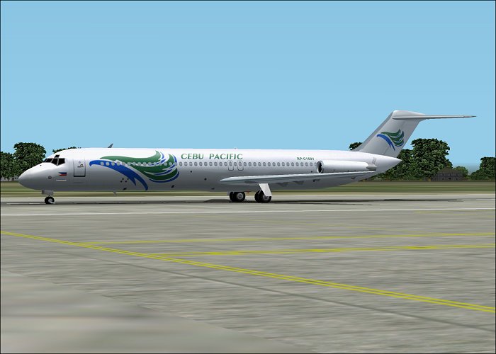 Fs2002 Aircraft-Douglas Dc9-51 Cebu Pacific Aircraft By Stewart Global And Flight Fx The D