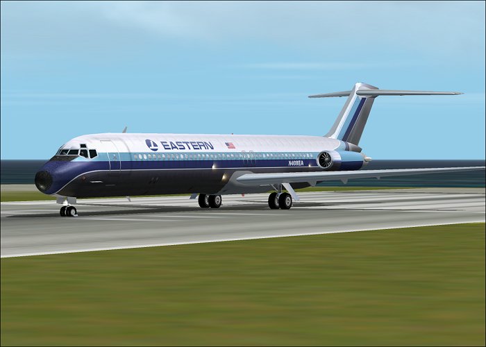 Fs2002 Aircraft-Douglas Dc9-51 Eastern Aircraft By Stewart Global And Flight Fx The Dc9-51