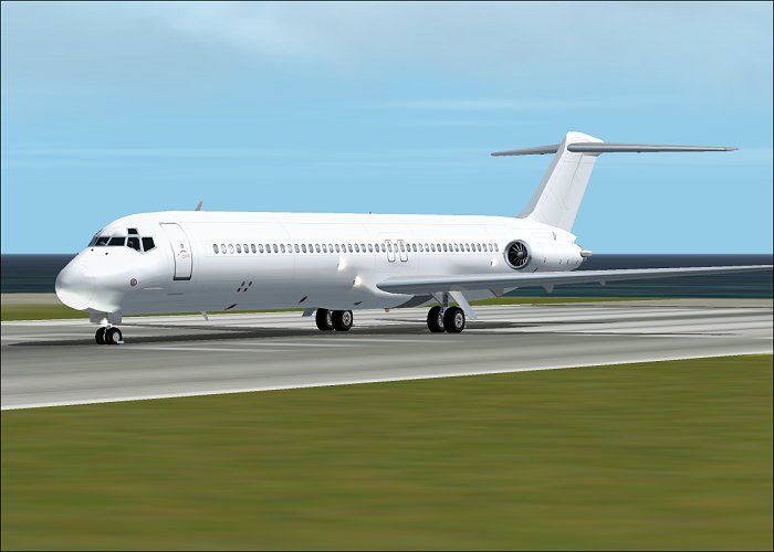 Fs2002 Aircraft-Douglas Dc9-51 Base White Aircraft By Stewart Global And Flight Fx The Dc9