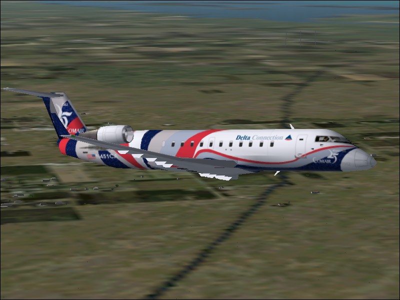 Comair Delta Connection Bombardier Rj In Comair 25Th Livery!