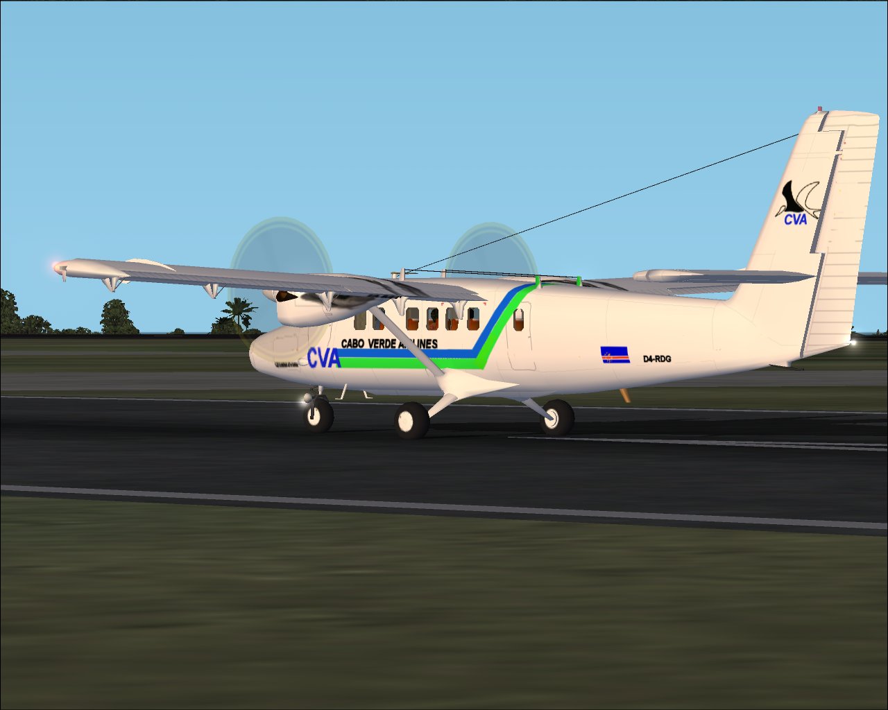 Fs2002 Cva Virtual Airline Dhc6_Cva Cva Virtual Airline Uses This Aircraft For Domestic Vi