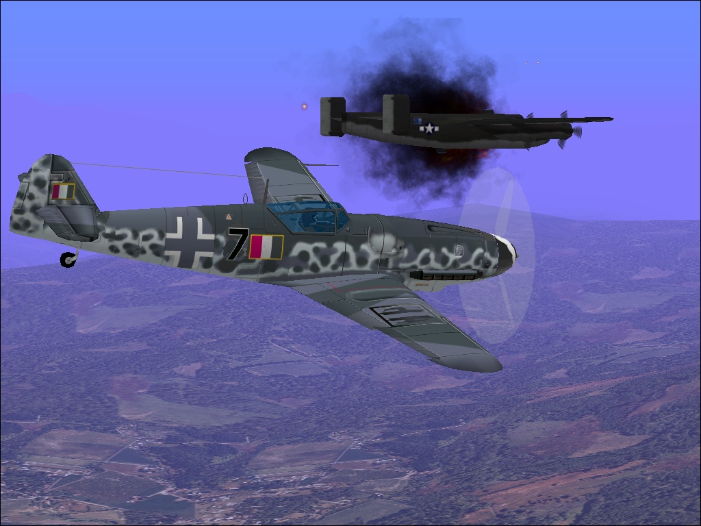 Messerschmitt Bf 109 G-14 Of The Italian Anr For Cfs1
