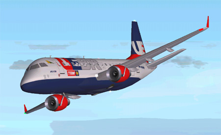 Erj-170 - Embraer - Brasil - Jet - Fs2002 Flight Simulator Design Studio (Fsds) V2 Designe