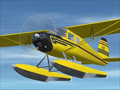 Fs2002 Cessna 140 Repaint Of Brian Gladden Original Fsds 2 Cessna 140