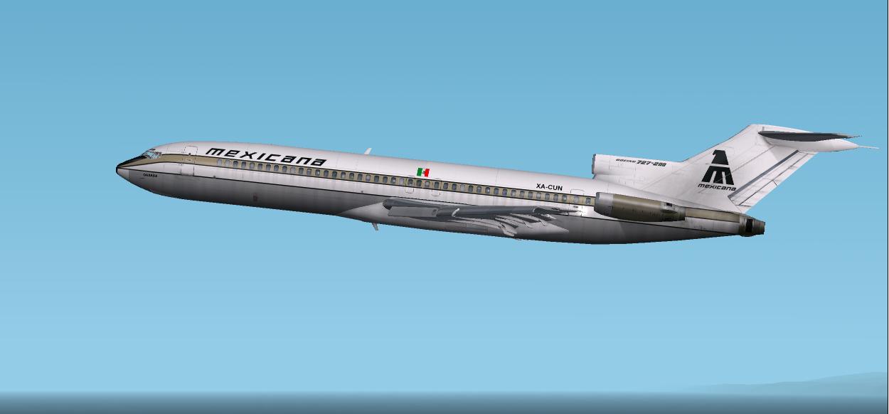 Fs2002 Boeing 727-200 Mexicana (1982) Cf This Is A Mexicana 727-200 Circa 1982 — 1