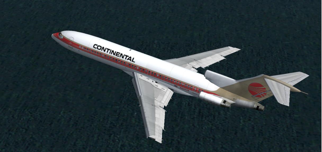 Fs2002 Boeing 727-200 Continental Airlines 1989 — 1