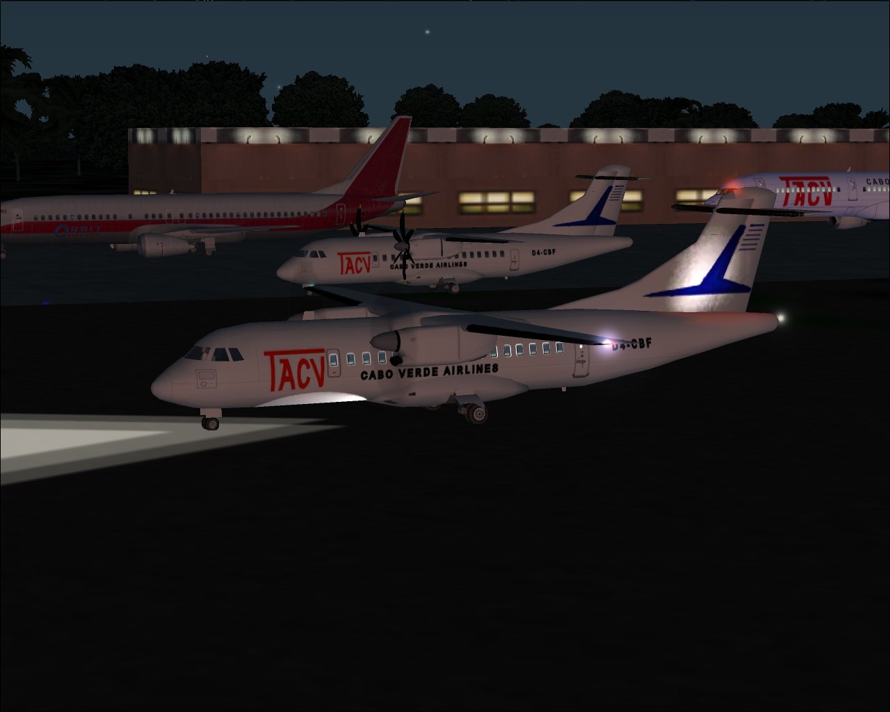 Fs2002 Tacv Cabo Verde Airlines Atr42 Cabo Verde Airlines Uses This Aircraft For Domestic