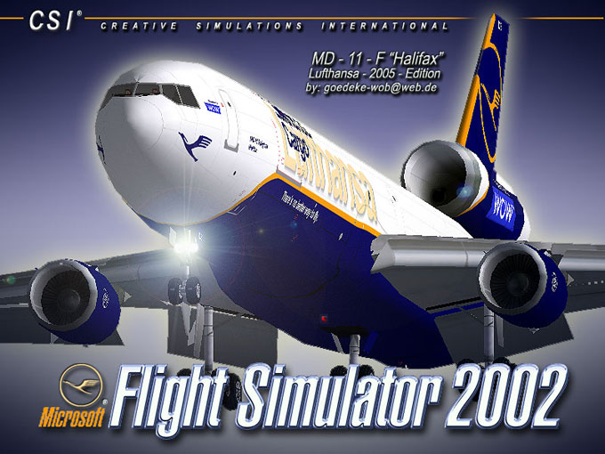 Fs2002, Lufthansa 2005, Md-11-Freighter & Splashscreen Md-11 Freighter For Fs2002