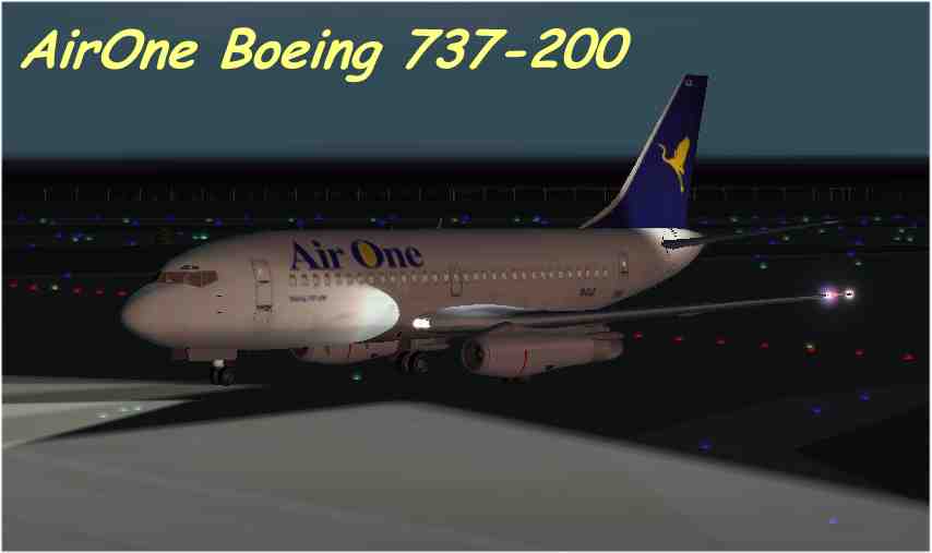 Yeodesigns Airone Boeing 737-200 V2 Final Version - For Fs2002 By Gen
