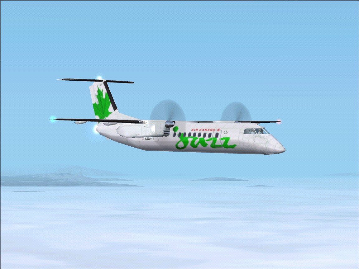 Fs2002 De Havilland Dash8-Q300_2 Air Canada Jazz