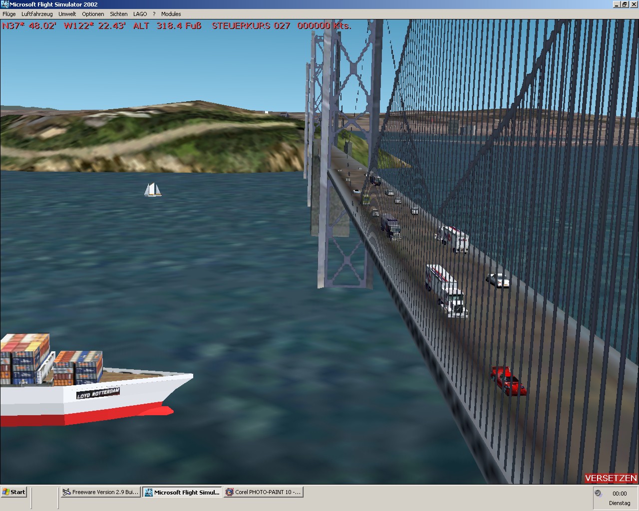 Port Of San Francisco Scenery For Ms-Flightsimulator 2002 This Scenery Was Made With Airpo — 1