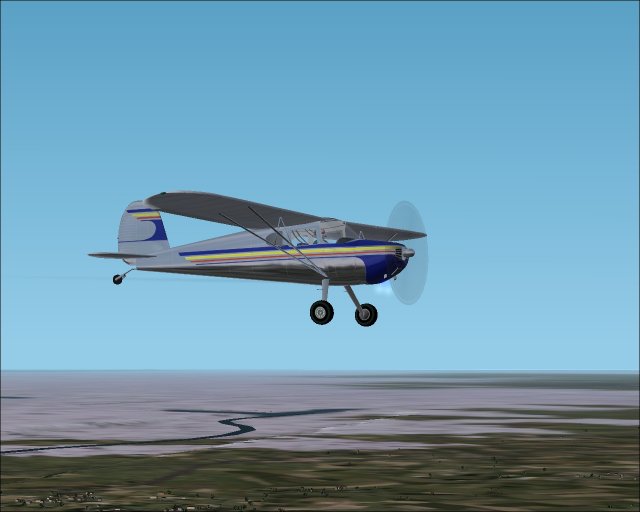 Exhaust Flame And Smoke For Cessna 140 Addon For Brian Gladdens Cessna 140 For Msfs2002, B
