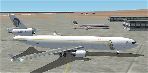 Fs2002 Mcdonnell Douglas Md-11 Cielos Cargo Aircraft Operated For Perus Cielos Cargo By Ge — 1