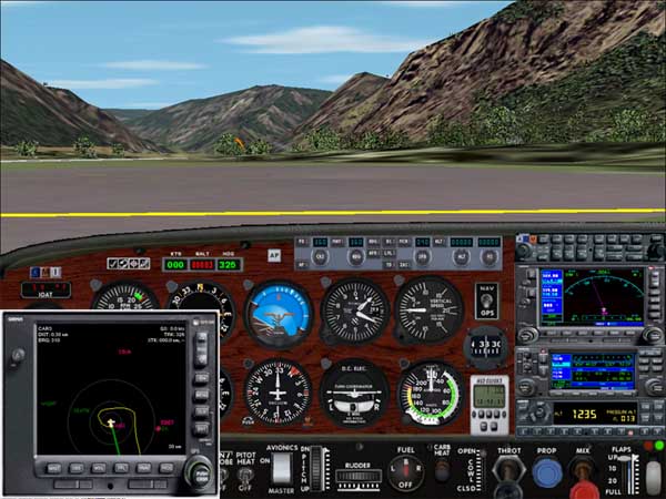 Fs2002 Cessna182Rg Vfr/Ifr-Panel