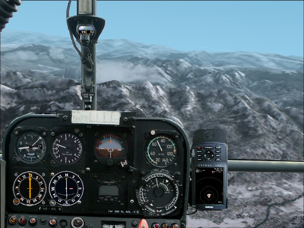 Fs2002 Panel For Aerospatiale Sa315B Lama Heli Bernina New Helicopter Panelsystem For Real