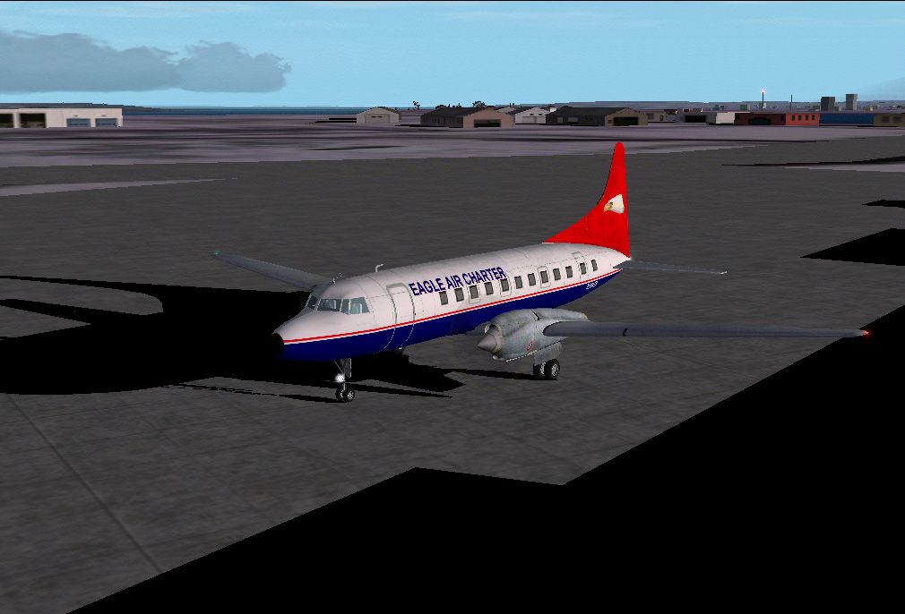 Fs2002 Eagle Air Charter Convair Cv-580 Regional Jet Prop In The Colors Of Eagle Air Chart