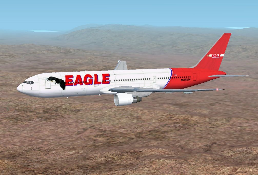 Fs2002 Eagle Air Charter Boeing 767-300Er