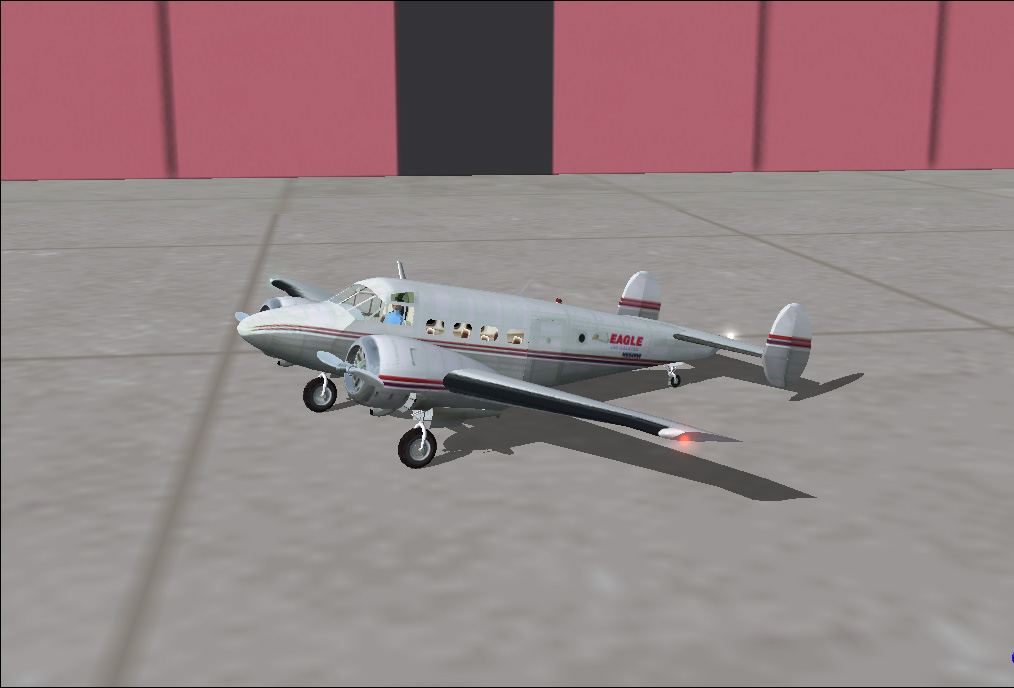 Fs2002 Beech 18 Super G - Eagle Air Charter A Textures Repaint Of The Beech 18 G In The Co