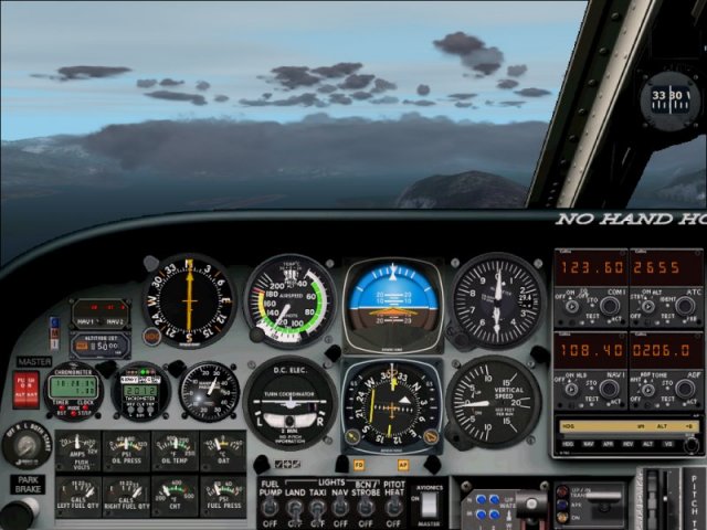 A 2D Panel For John Woodwards Fs 2002 Lake Renegade Uses Mostly Default Gauges, Plus 3 Add