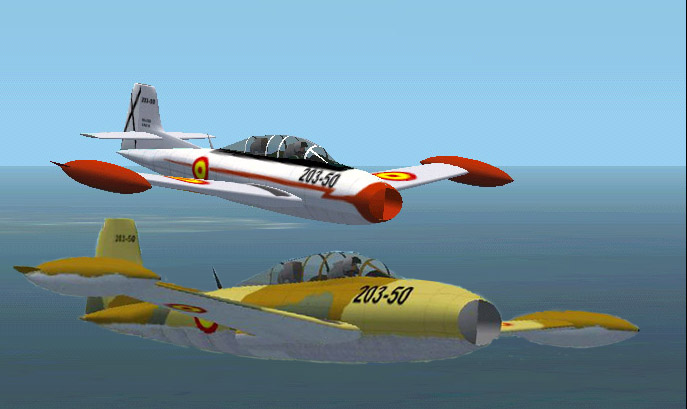 Fs2002 Ha 200 Saeta Designed By Willy Messerschmitt Was Built As Both A Basic Trainer And