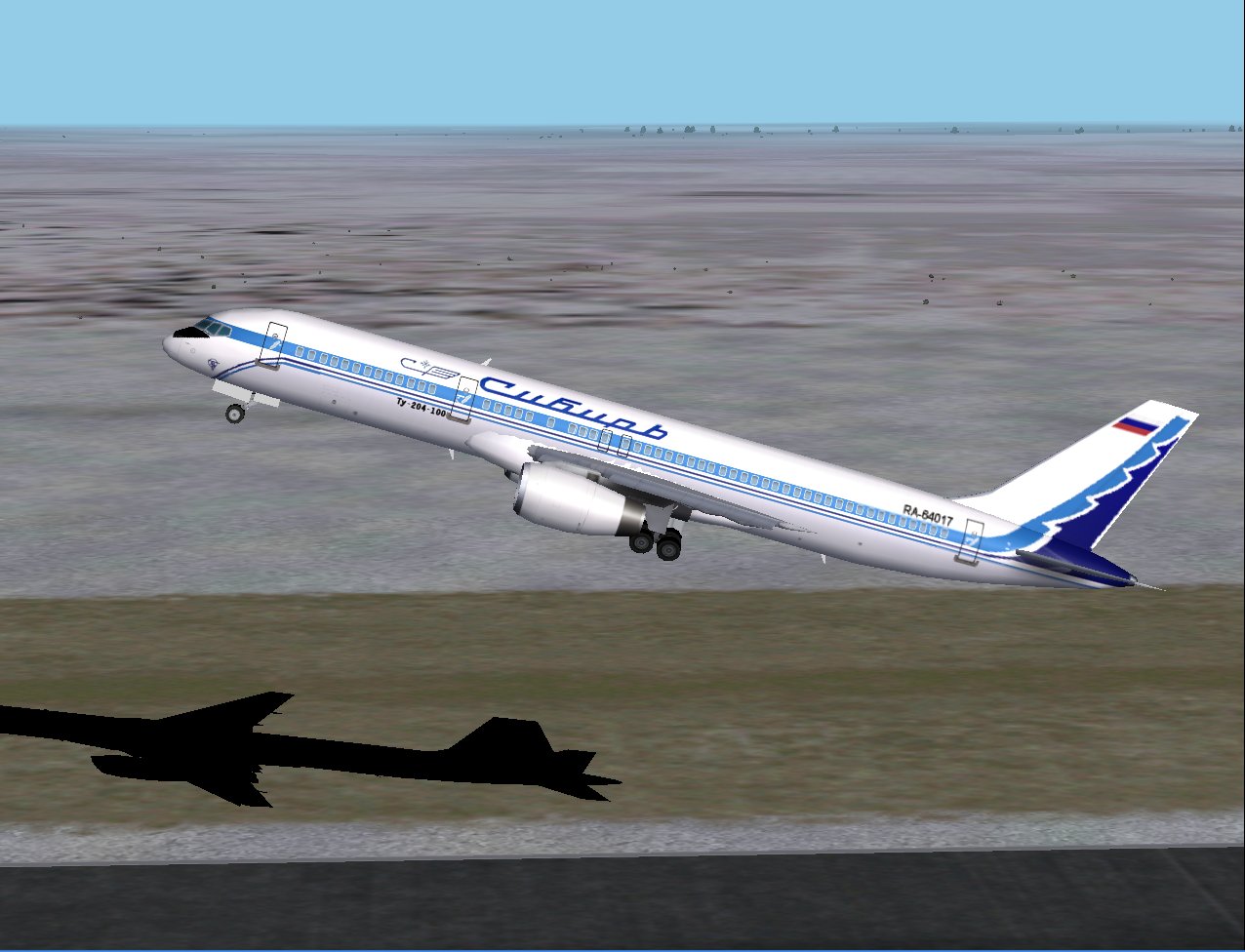Sibir Textures For The Boeing 757-200Rr By Ai Aardvark, Substitute For The Tupolev Tu-204,