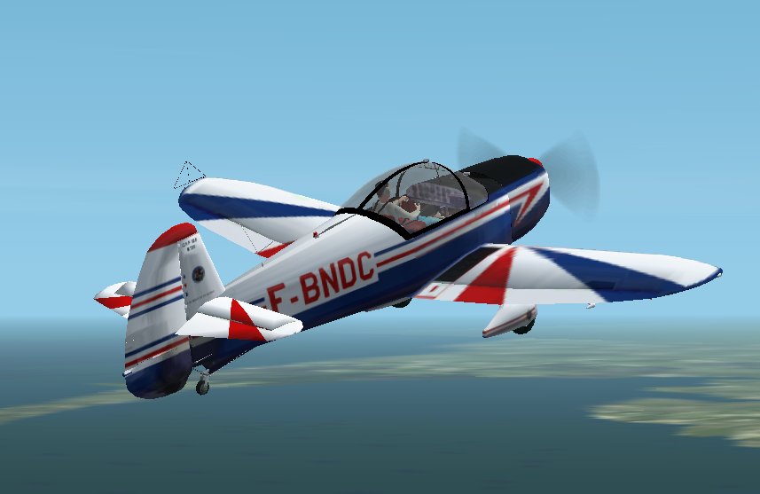 Mudry Cap-10B For Fs2002 Two Seats French Aerobatic Plane