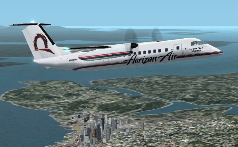 Fs2002 Horizon Air Dash 8-Q300 This Is A Textures Repaint Of Oleksiy Frolov And Thomas Her